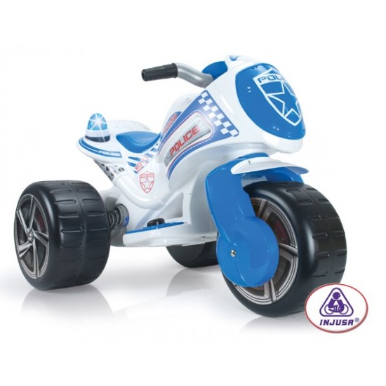 Motoscuter electric 6V de politie Injusa