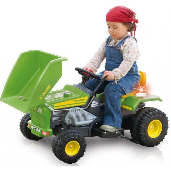 Tractor electric 6V Injusa Dump Track