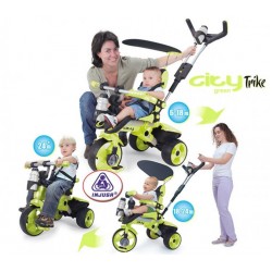 Tricicleta pentru copii Injusa City 326 verde