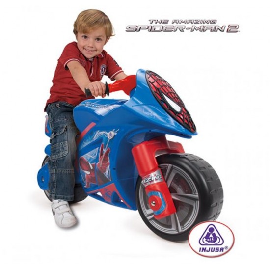 Motocicleta fara pedale Injusa Winner Spiderman 19461