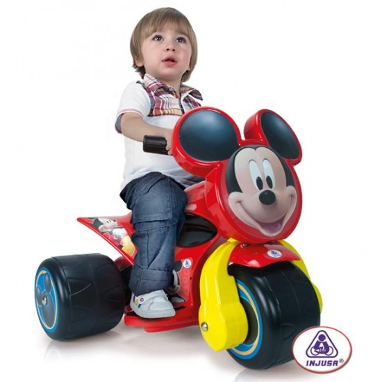 Trimoto electrica Injusa samurai Mickey Mouse 6v