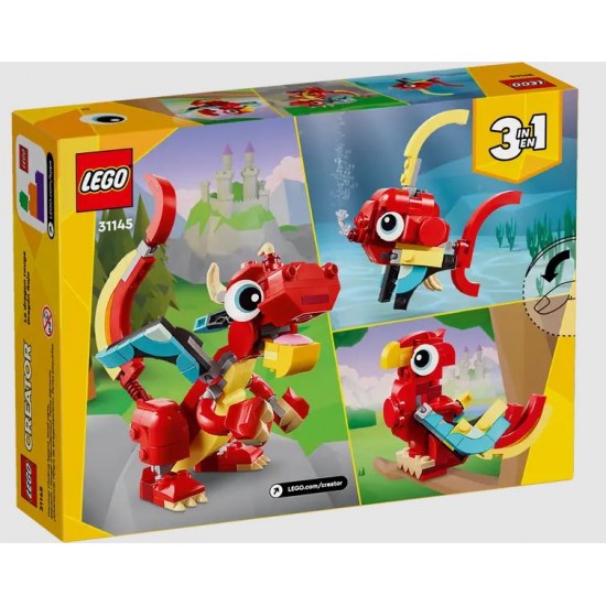 Lego Creator 31145 Dragon roșu 