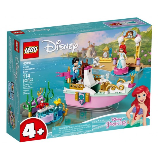 Lego Disney 43191 barca de festivitati a lui Ariel