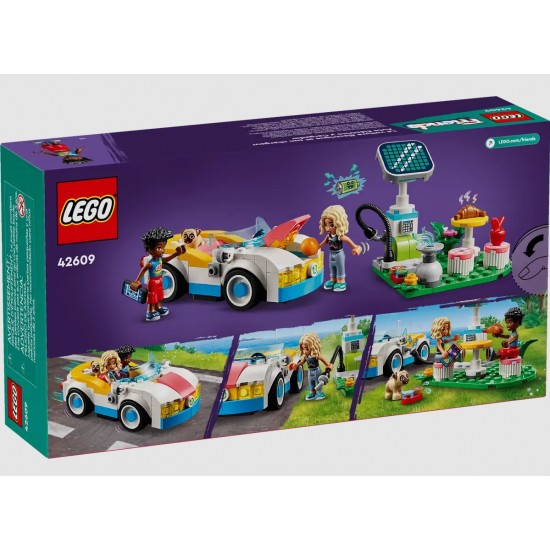 Lego 42609 Friends Masina electrica si statia de incarcare