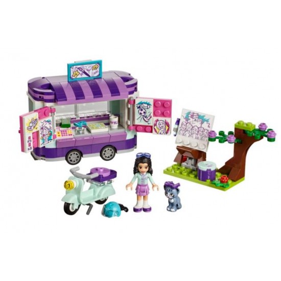 Lego Friends Standul de arta al Emmei 41332
