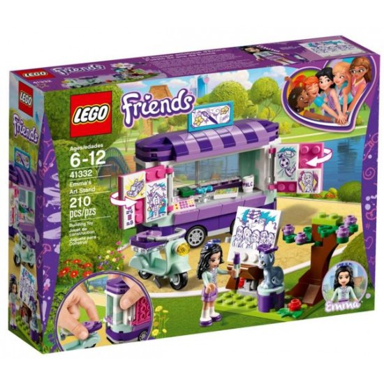 Lego Friends Standul de arta al Emmei 41332