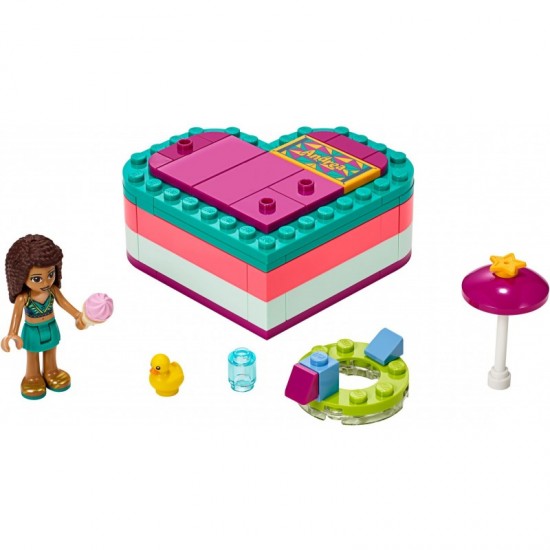 Lego Friends 41384 cutia in forma de inima a Andreei