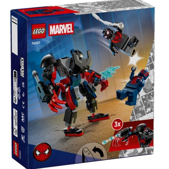 Lego 76337 Marvel Robotul lui Miles Morales vs Omul Păianjen 2099
