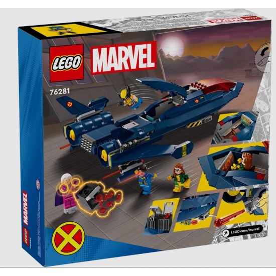 Lego 76281 Marvel Avionul X-Jet al lui X-Men