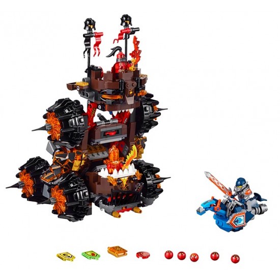 Lego Nexo 70321 masina de asediu a generalului Magmar