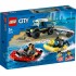 Lego city 60272 transportul barcii de politie