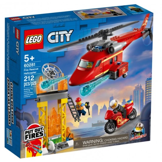 Lego city 60281 elicopter de pompieri