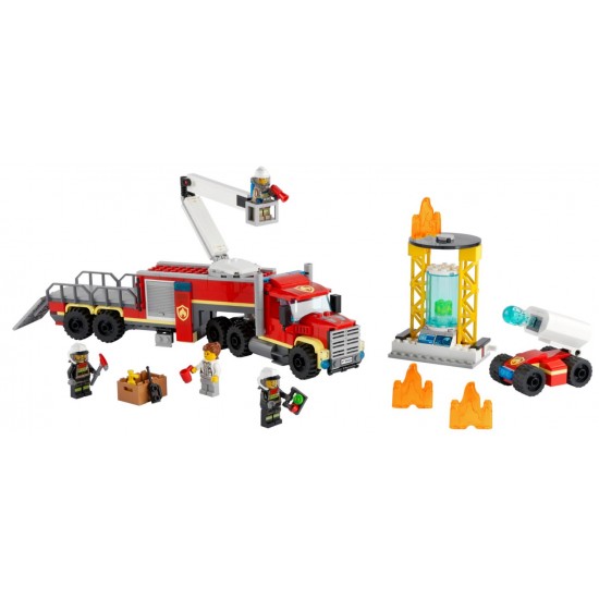 Lego city 60282 unitatea de comanda a pompierilor