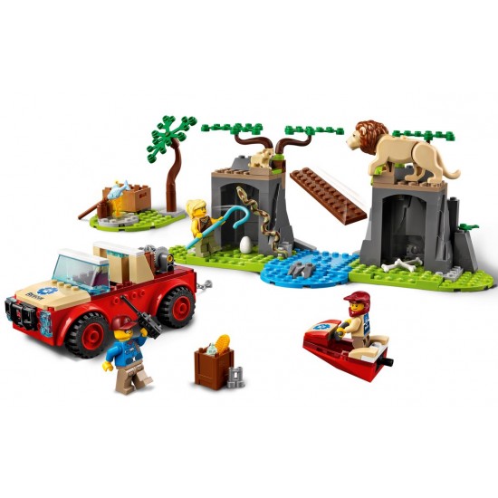 Lego City 60301 masina de teren pentru salavarea animalelor 