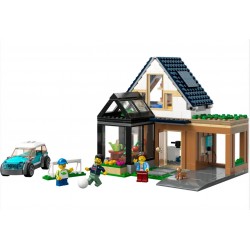 Lego 60398 City Casa familiei si masina electrica