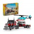 Lego Creator 31146 Camioneta cu platforma si elicopter