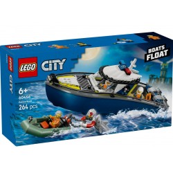 Lego City 60456 Urmarire cu barca de politie