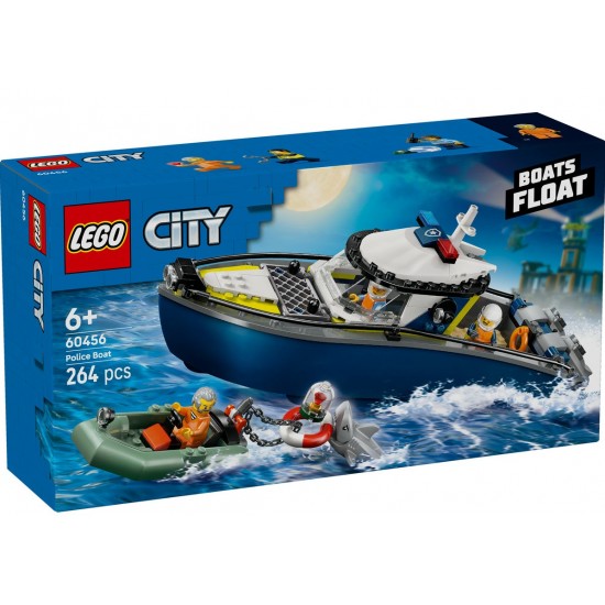 Lego City 60456 Urmarire cu barca de politie