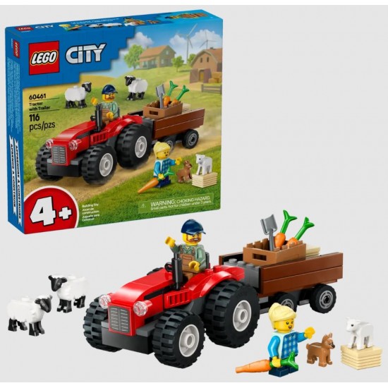 Lego City 60461 Tractor ferma cu remorca si oi