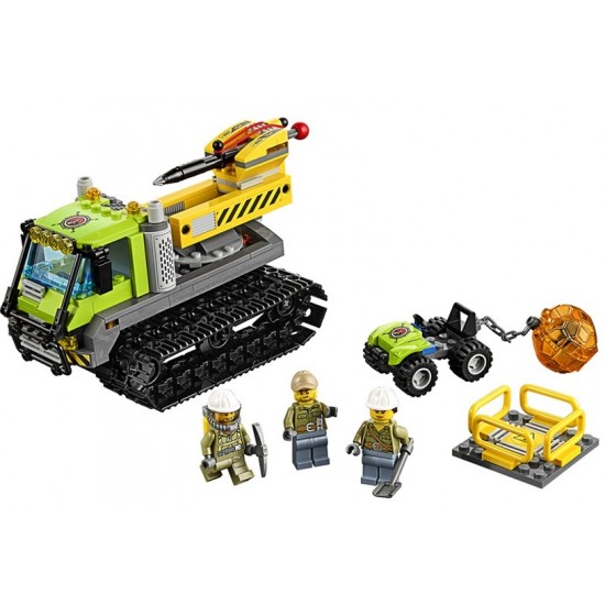Lego 60122 city volcano tractor cu senile