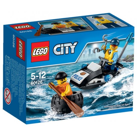 Lego city evadare cu anvelopa 60126