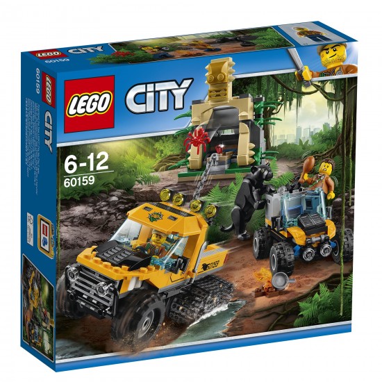 Lego city 60159 misiune in jungla cu autoblindata