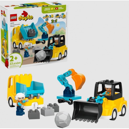 Lego 10475 Duplo Vehicule de constructii 3in1