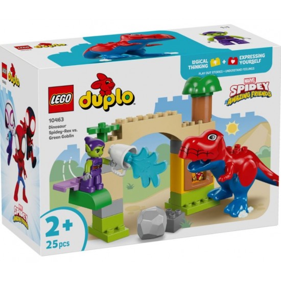 Lego Duplo Marvel Dinozaurul Spidey-Rex vs Green Goblin 10463