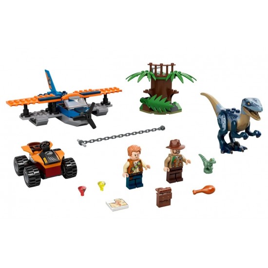 Lego Jurassic World 75942 misiunea de salvare cu biplanul