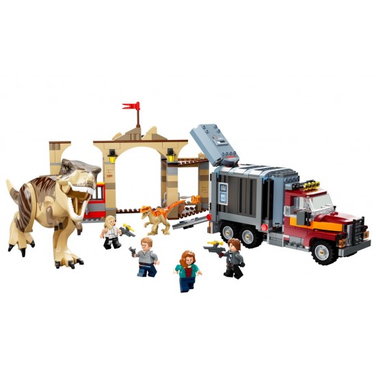 Lego jurassic World 76948 Evadarea dinozaurilor T.Rex si Atrociraptor