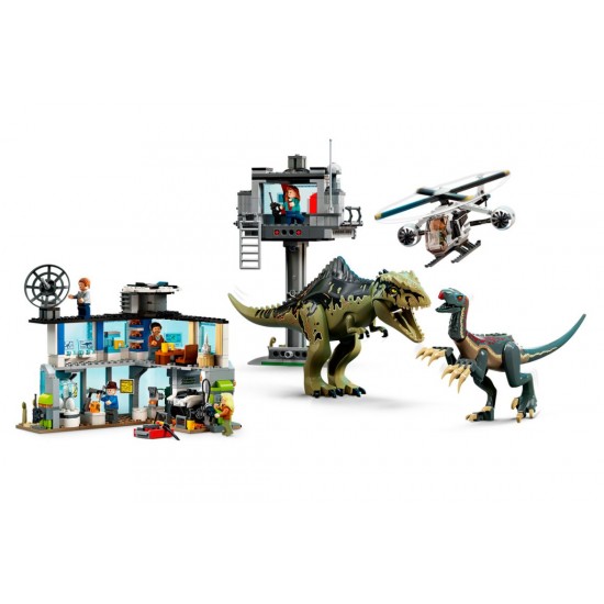 Lego jurassic World 76949 Atacul Giganotozaurului și Therizinosaurului