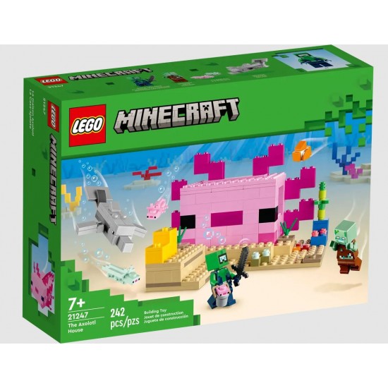 Lego 21247 Minecraft Casa Axolotl