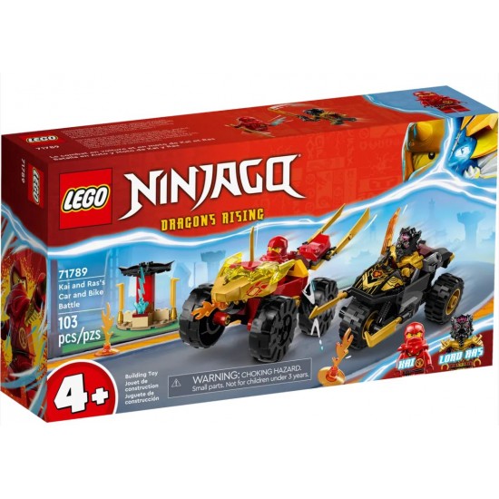 Lego 71789 Ninjago Masina lui Kai si motocicleta lui Ras