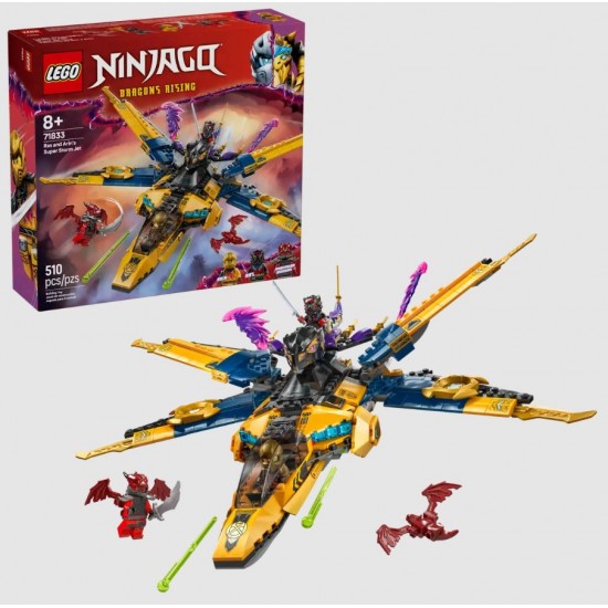 Lego Ninjago 71833 Superavionul lui Ras si Arin