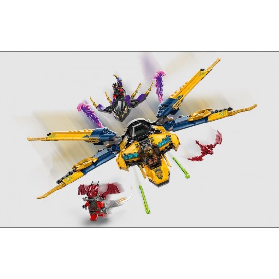 Lego Ninjago 71833 Superavionul lui Ras si Arin