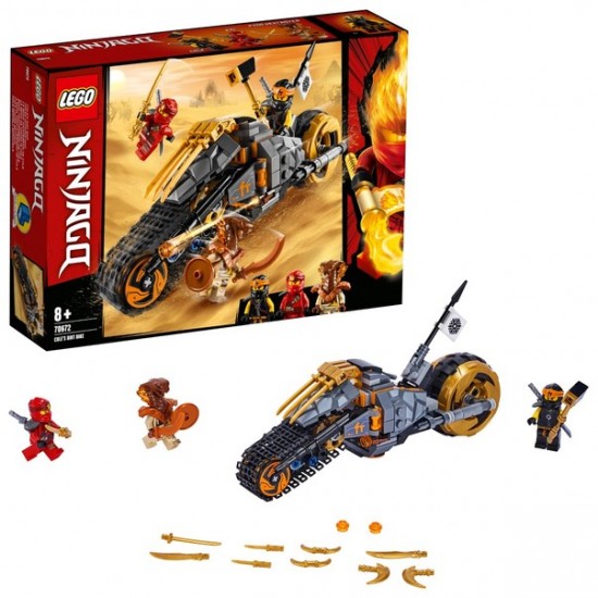 Lego Ninjago 70672 motocicleta de teren a lui Cole