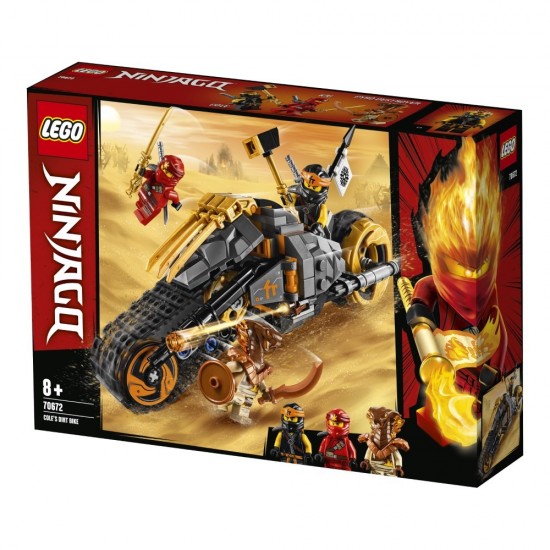 Lego Ninjago 70672 motocicleta de teren a lui Cole