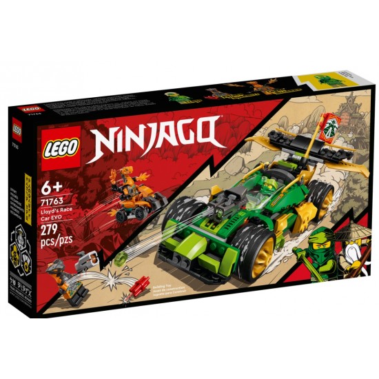 Lego Ninjago 71763 Masina de curse Evo a lui Lloyd