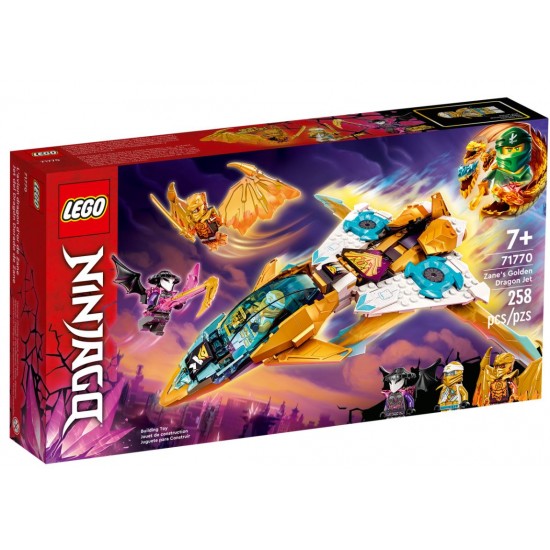 Lego Ninjago 71770 Avionul dragon auriu al lui Zane