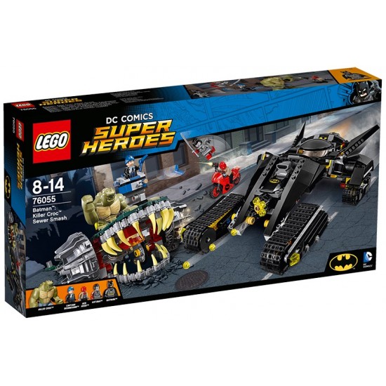 Lego 76055 Super Heroes Batman lovitura din canal Killer Croc