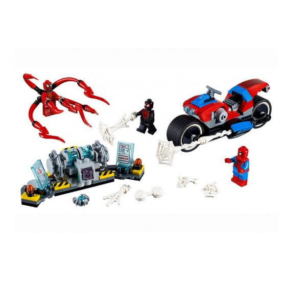 Lego Super Heroes 76113 Spiderman cu motocicleta