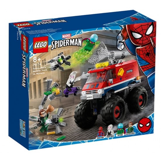 Lego Super Heroes 76174 camionul gigant al lui Spiderman contra Mysterio