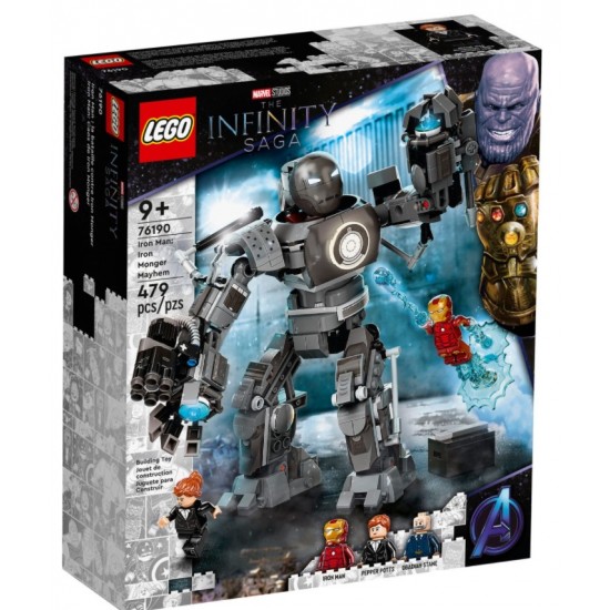 Lego Marvel 76190 Iron Monger se dezlantuie
