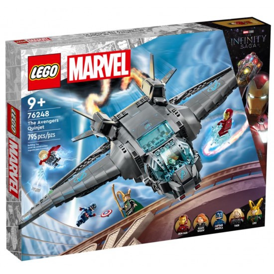 Lego 76248 Marvel Quinjetul Avengers