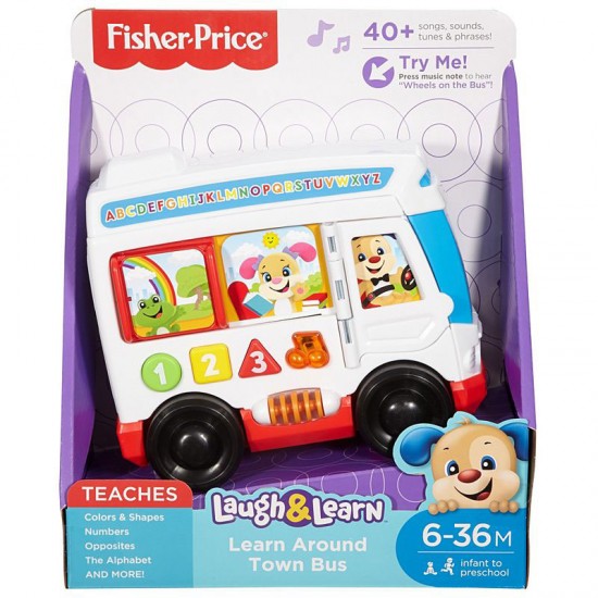 Fisher-price autobuz cu sunete in limba romana FTG17