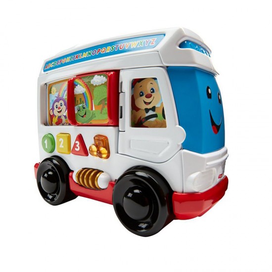 Fisher-price autobuz cu sunete in limba romana FTG17