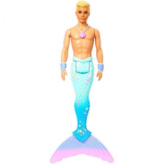 Papusa Barbie Ken Triton Sirena FXT23