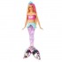 Papusa Barbie sirena cu lumini GFL82