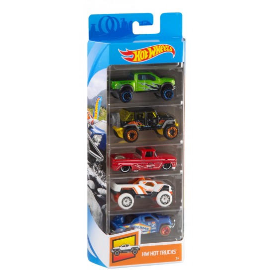 Hot Wheels set 5 masinute Mattel 1806-FLY