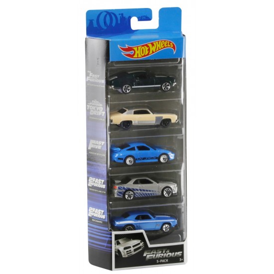 Hot Wheels set 5 masinute Mattel 1806-FLY